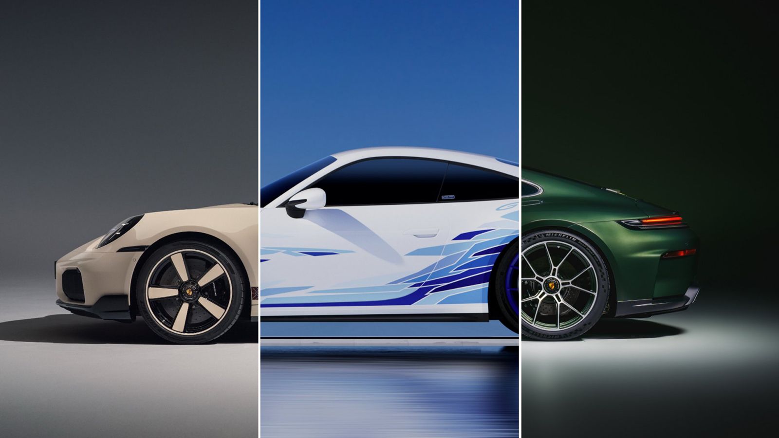 H Porsche παρουσιάζει τις τρεις πιο εξατομικευμένες 911! 